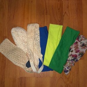 Set of 7 headbands
